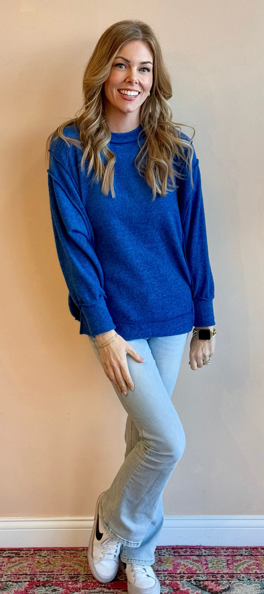 Melinda Oversized Hacci Sweater