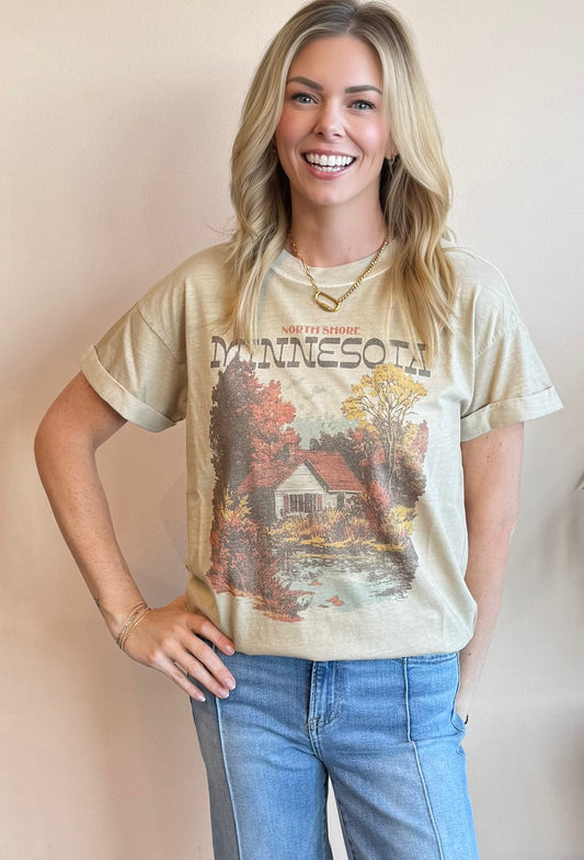 Girl D Minnesota Vintage Tee