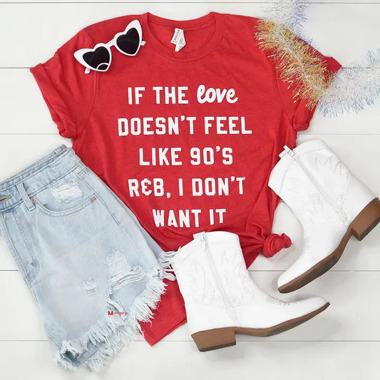 If the love doesn't feel tee