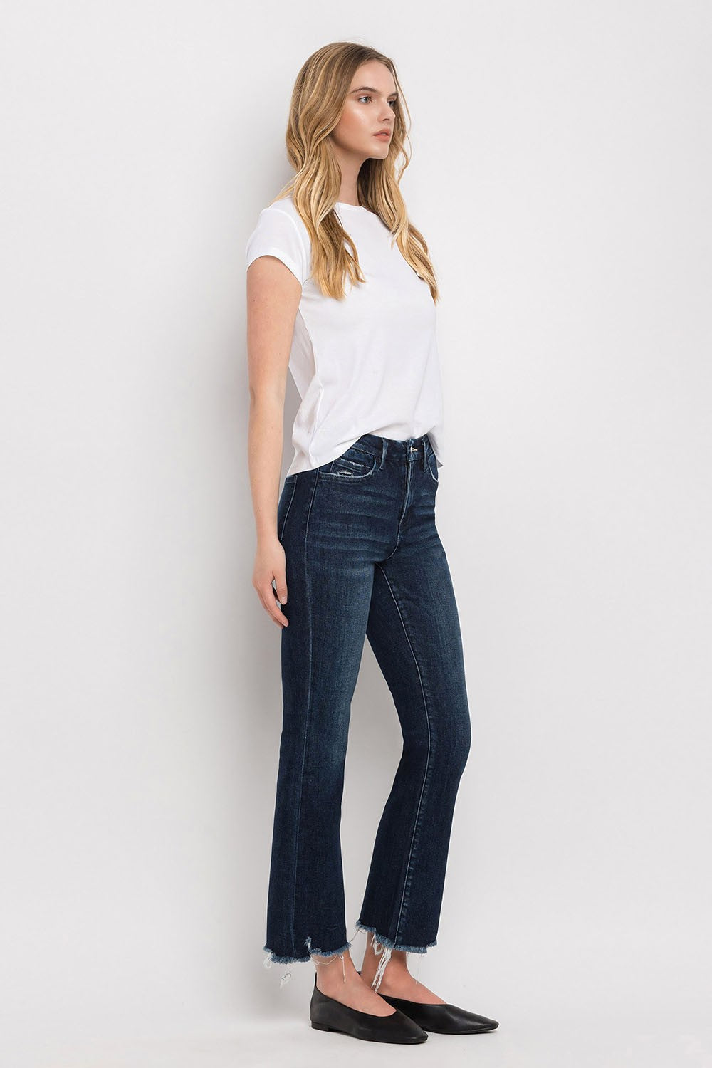 FM High Rise Kick Flare Denim