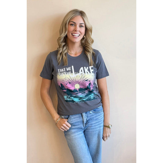 Take Me To The Lake Graphic Tee