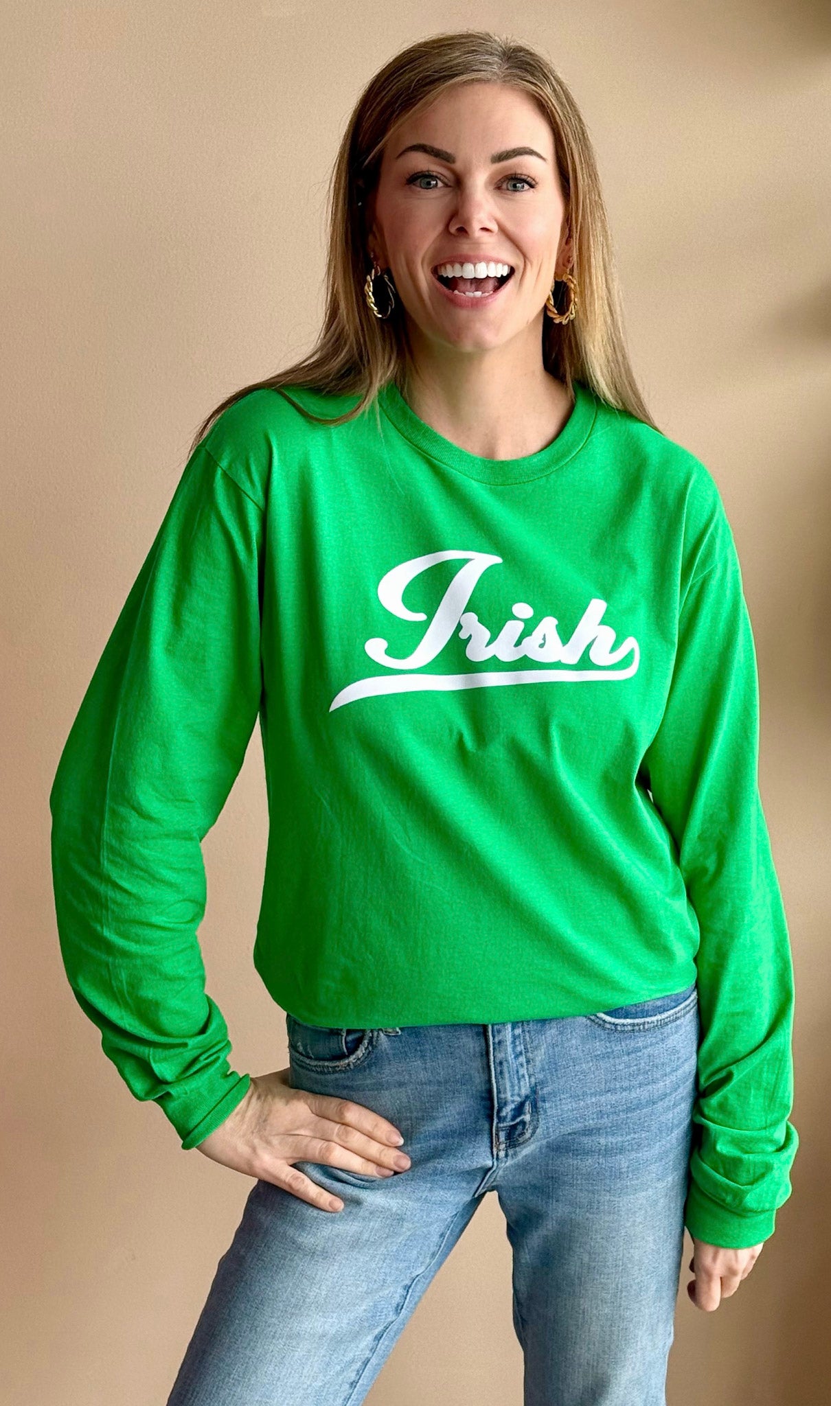 Irish Flocked Graphic Tee