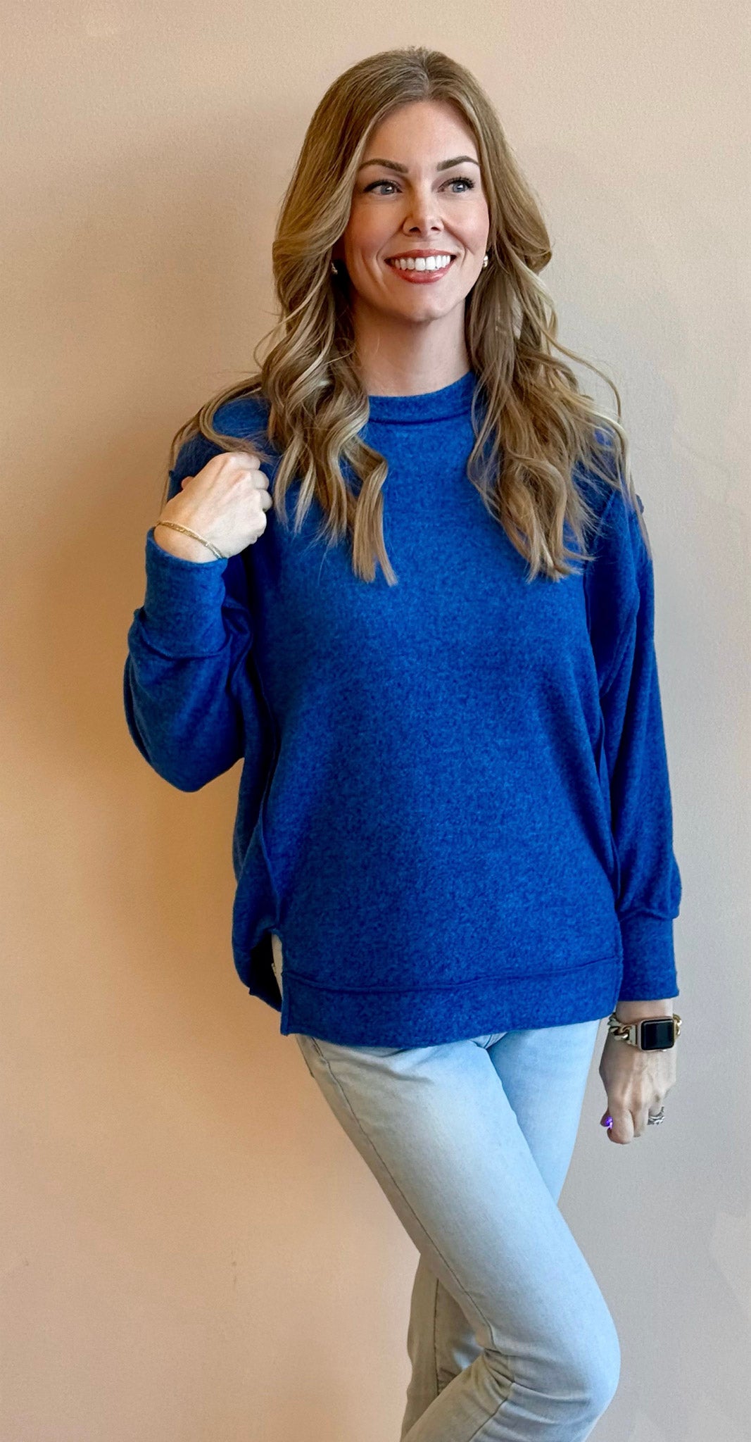 Melinda Oversized Hacci Sweater