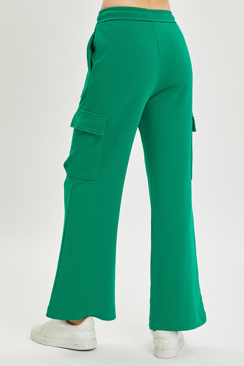 Relaxed Cargo Terry Pants