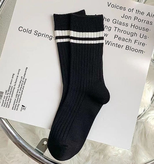 Striped Crew Socks