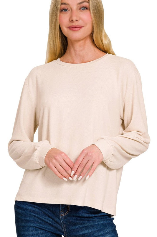 Jessica Soft Long Sleeve Top