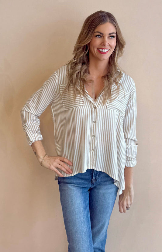 Ellie Striped Blouse