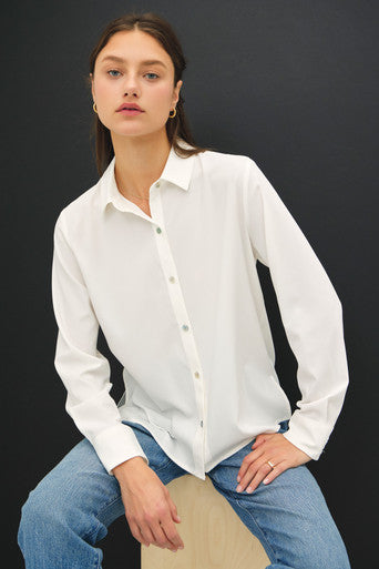 Tori Button Down Blouse