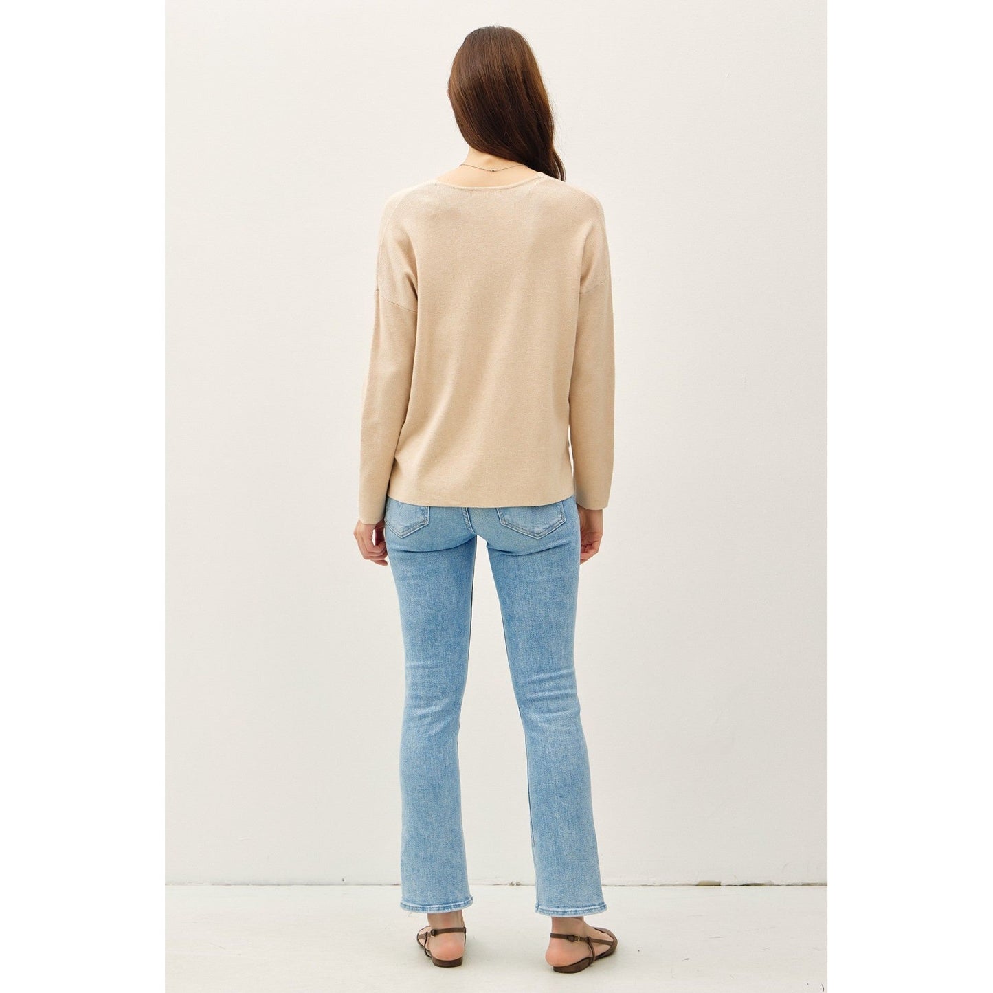 Faye Front Seam Sweater