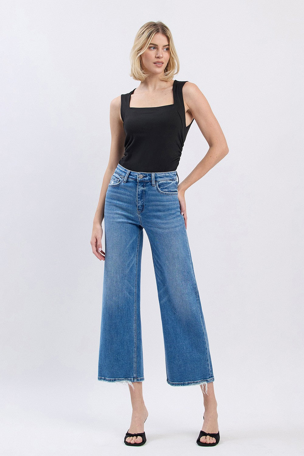 Callie FM Wide Crop Jeans