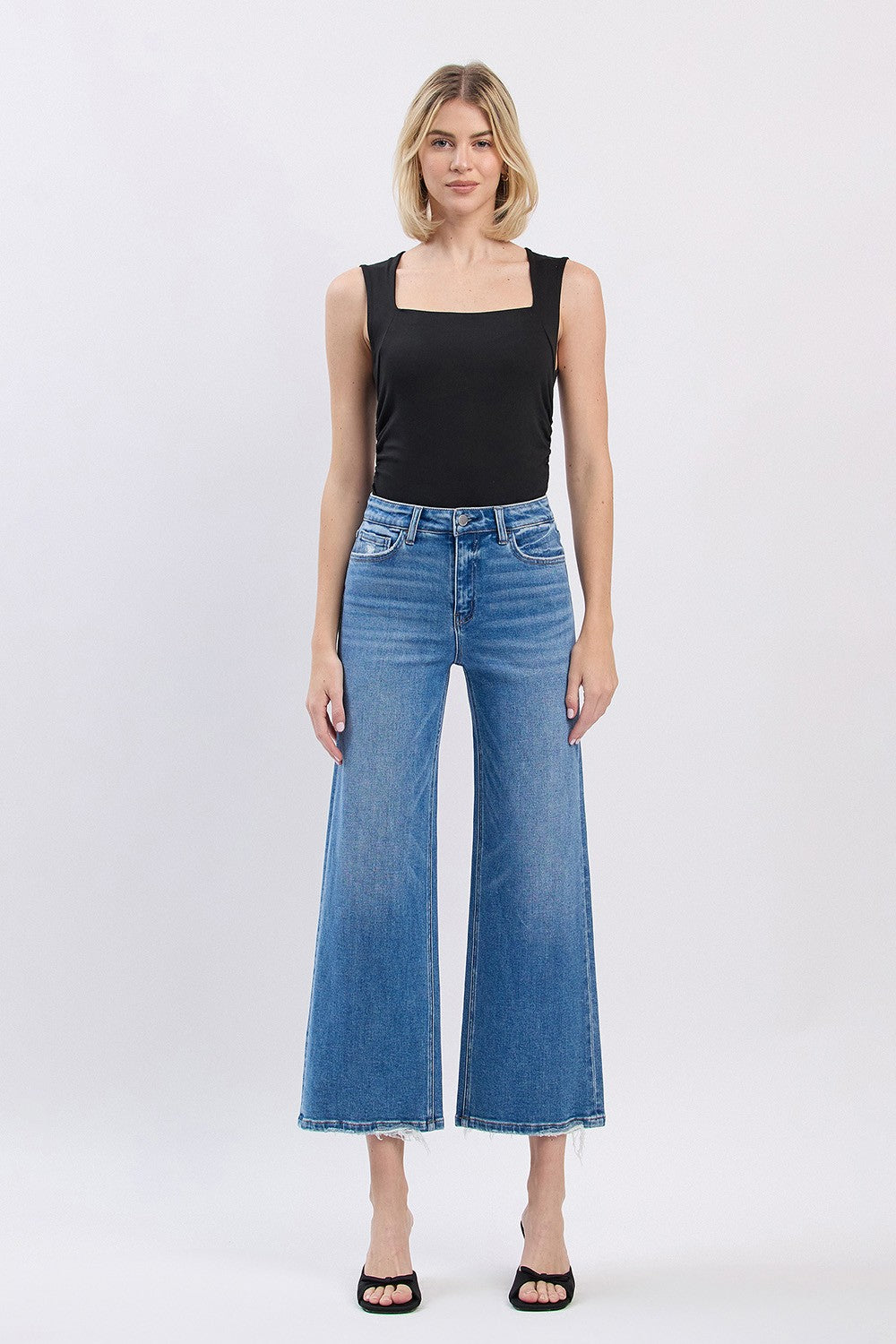 Callie FM Wide Crop Jeans