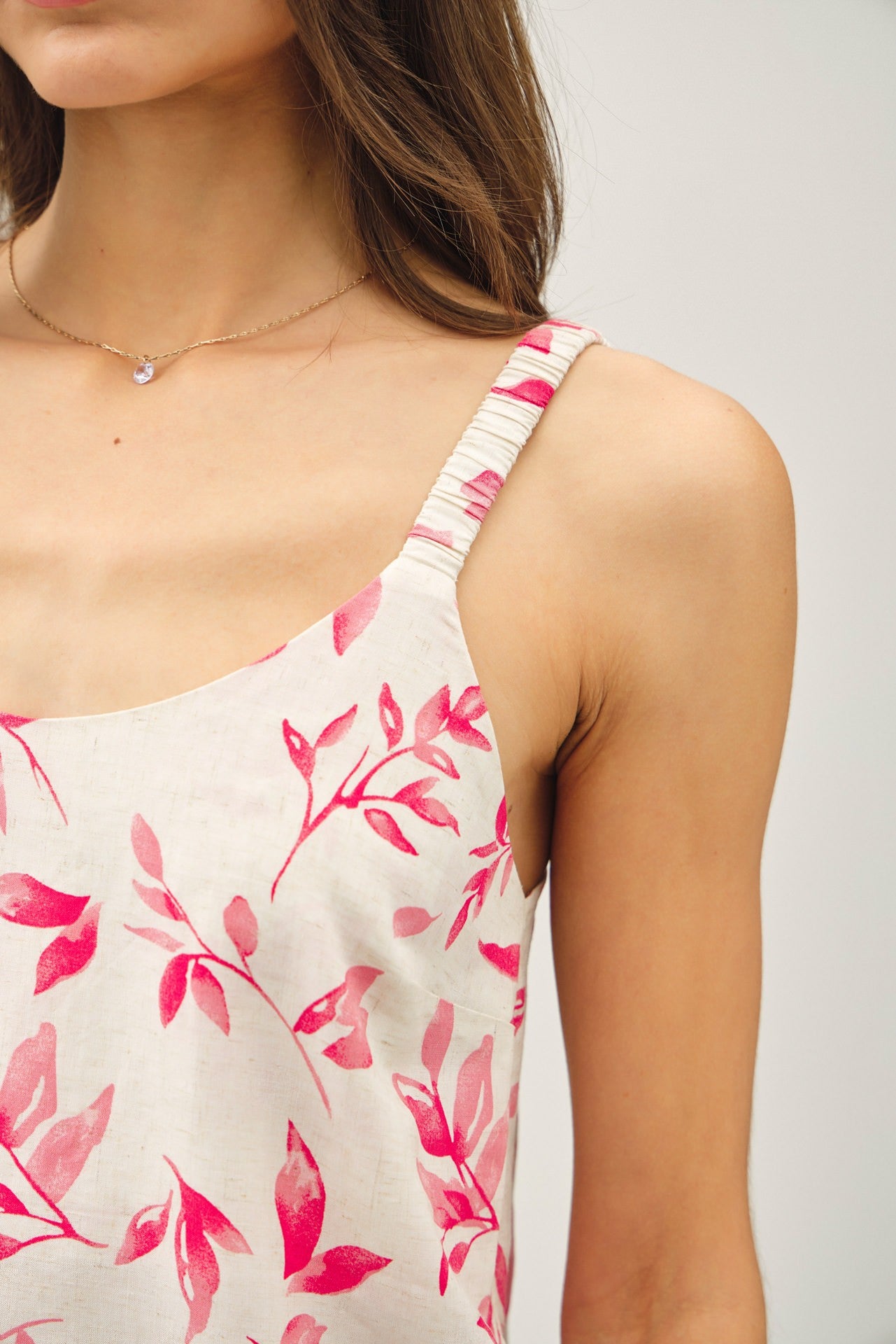 Camellia Linen Top