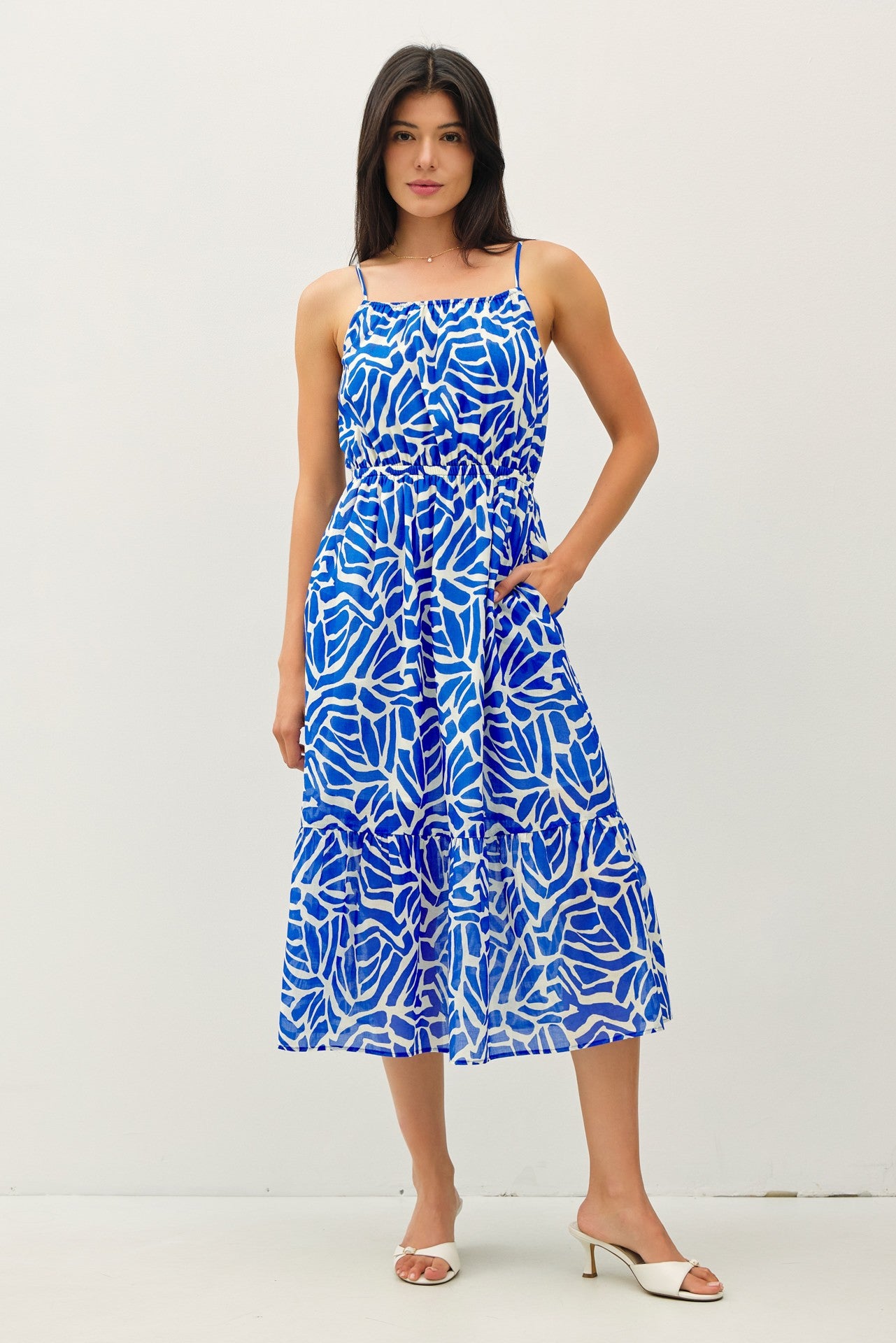 Lotus Garden Midi Dress