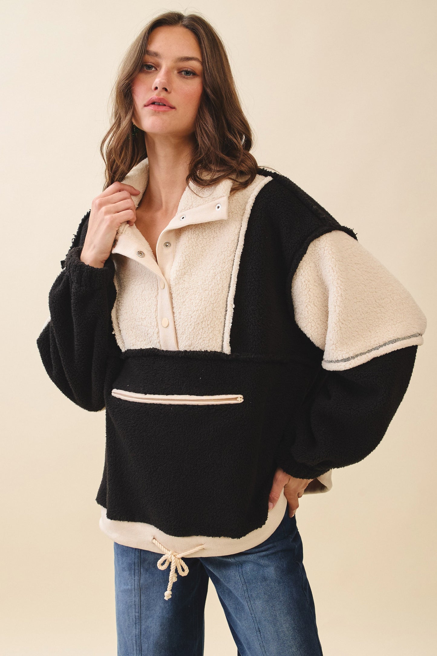 Fall Rising Sherpa Pullover