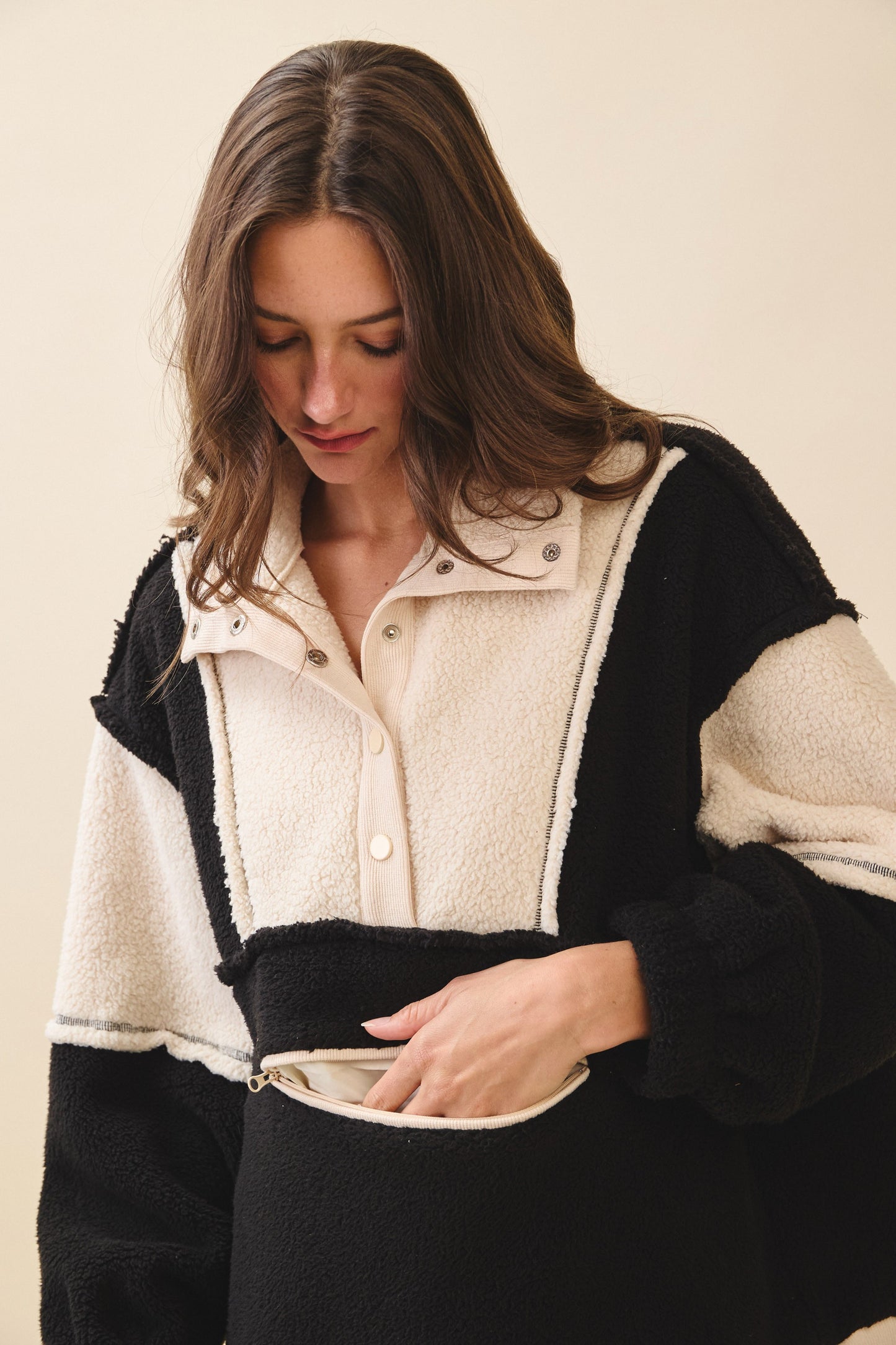 Fall Rising Sherpa Pullover