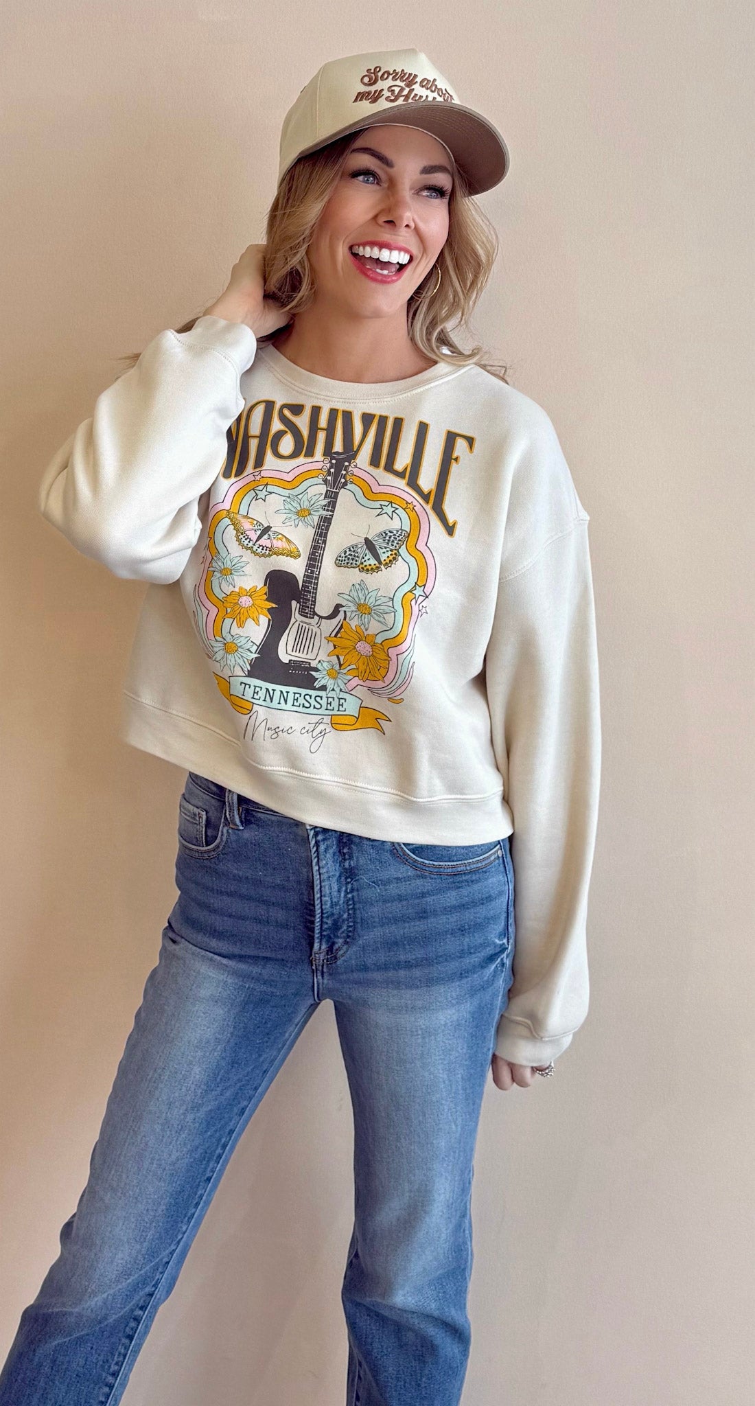 Nashville Cropped Sweatshirt