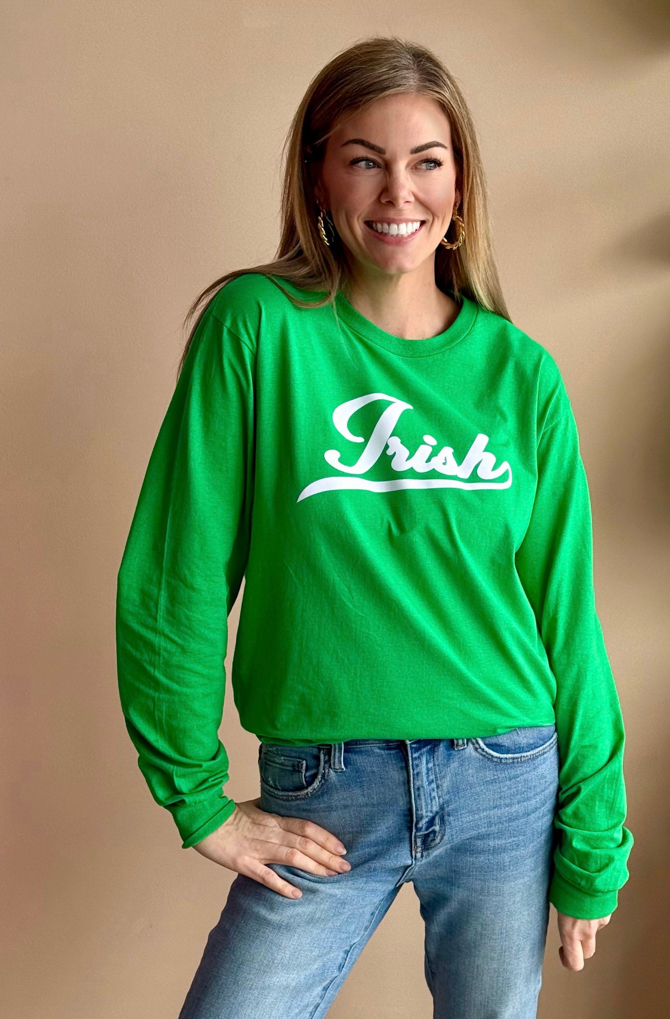 Irish Flocked Graphic Tee