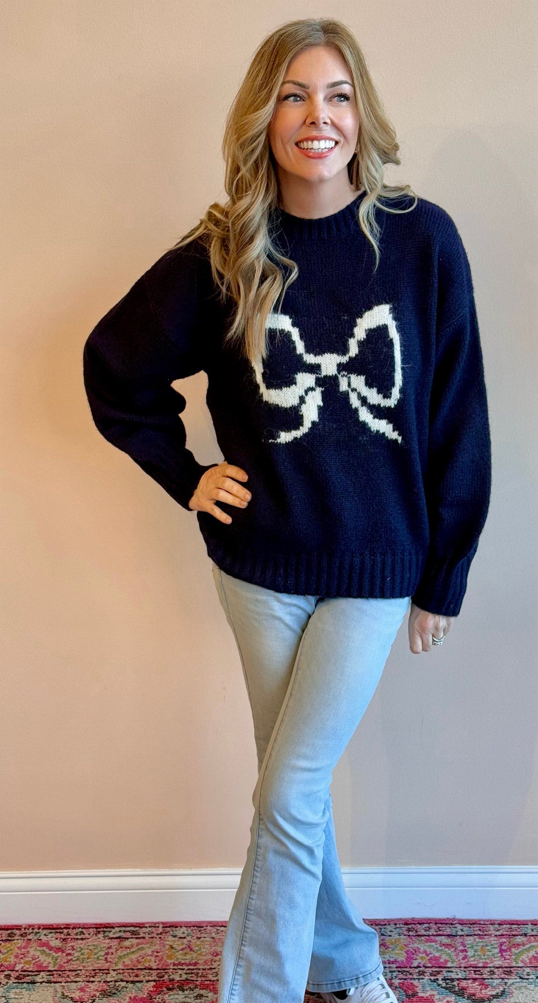 Jane Bow Sweater