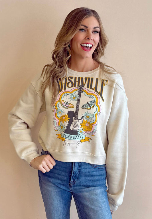 Nashville Cropped Sweatshirt