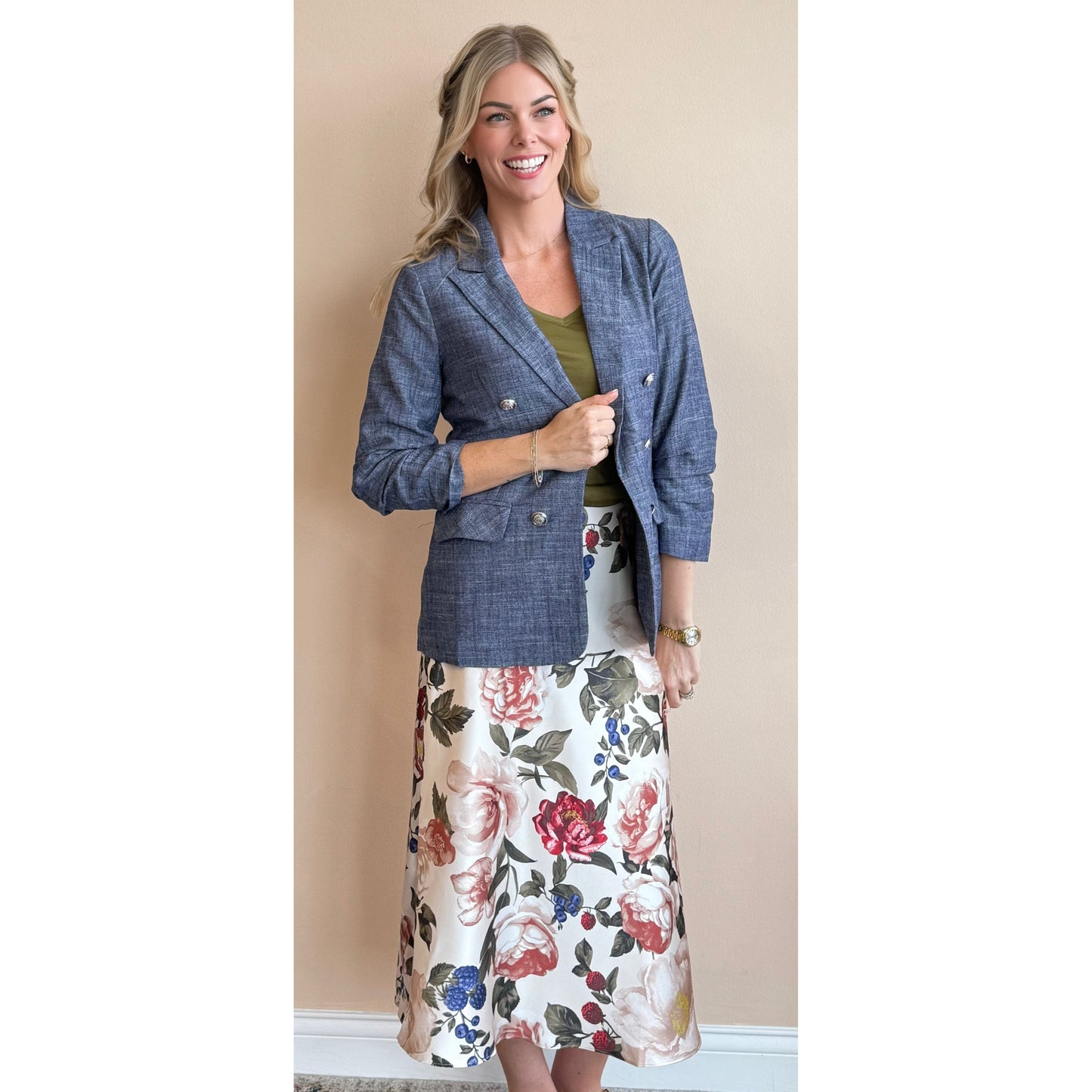 Chic Summer Vibes Midi Skirt
