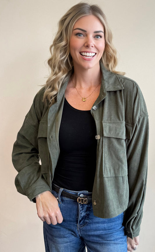 Juliana Sherpa Cropped Jacket