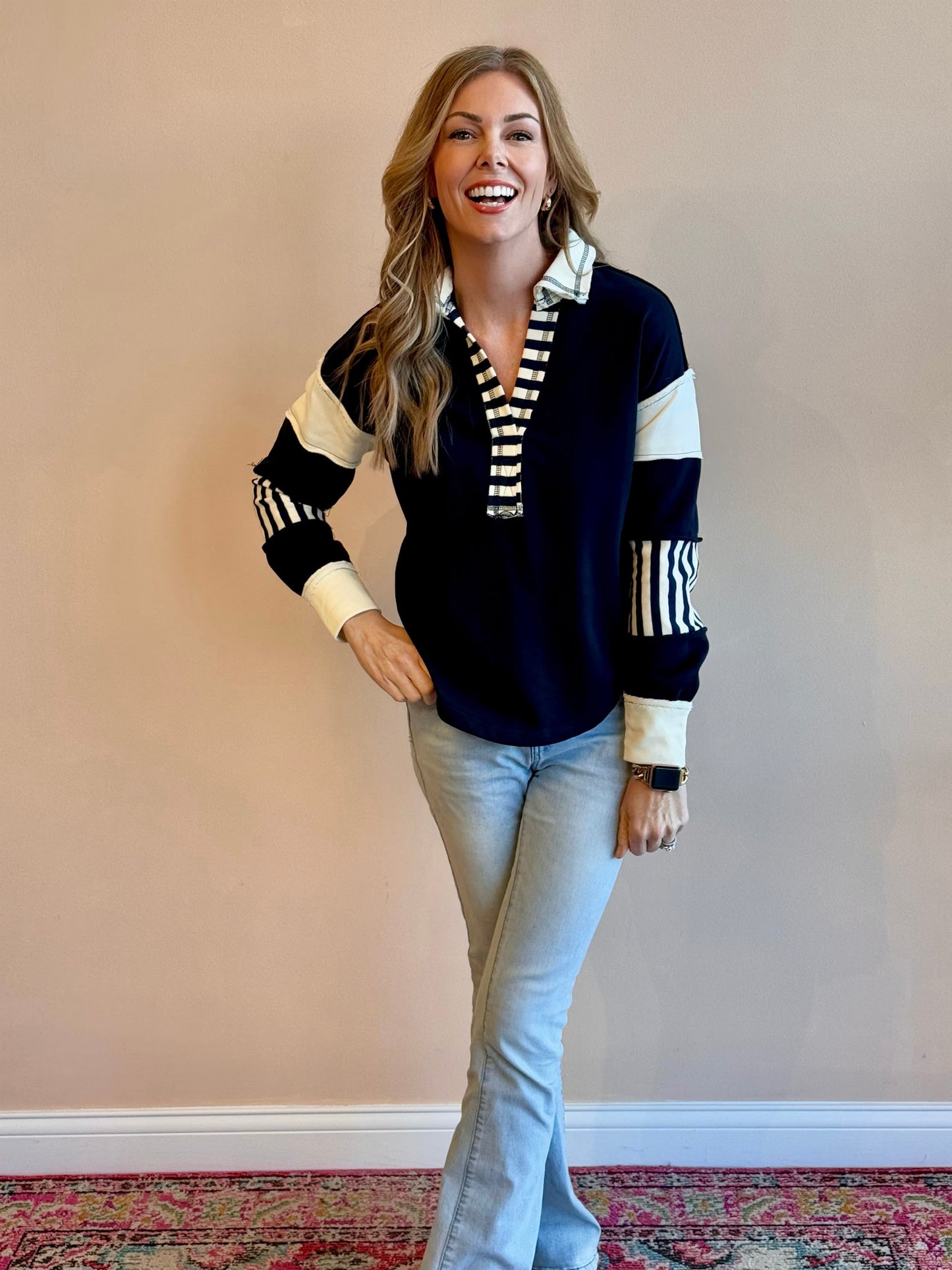 Polly Striped Sweatshirt