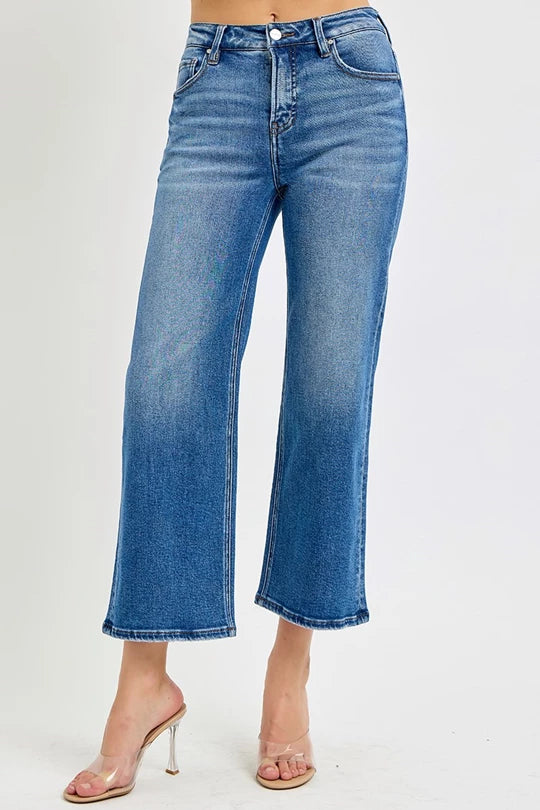 Risen TC Fionna Elastic Band Crop Jeans