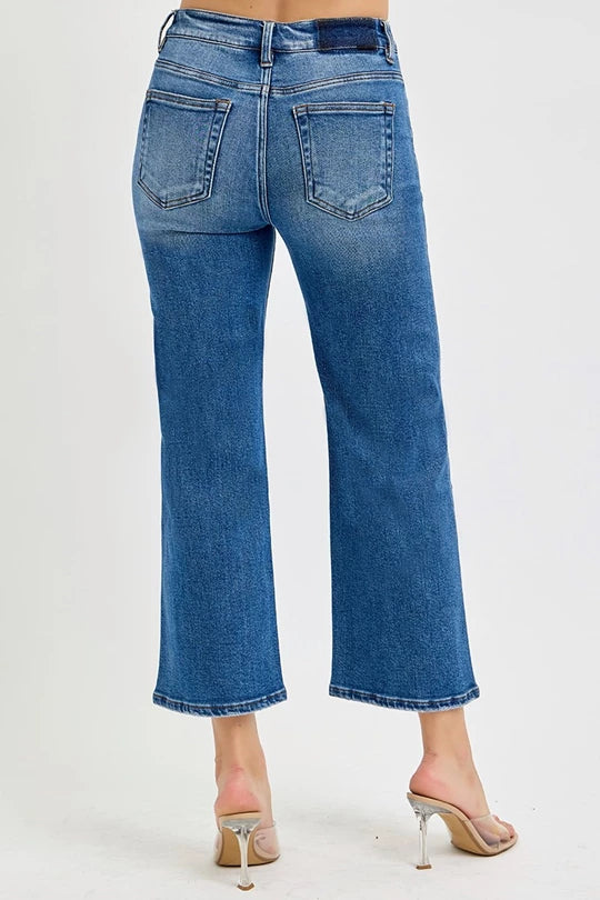 Risen TC Fionna Elastic Band Crop Jeans