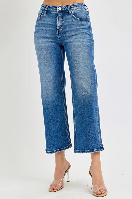 Risen TC Fionna Elastic Band Crop Jeans