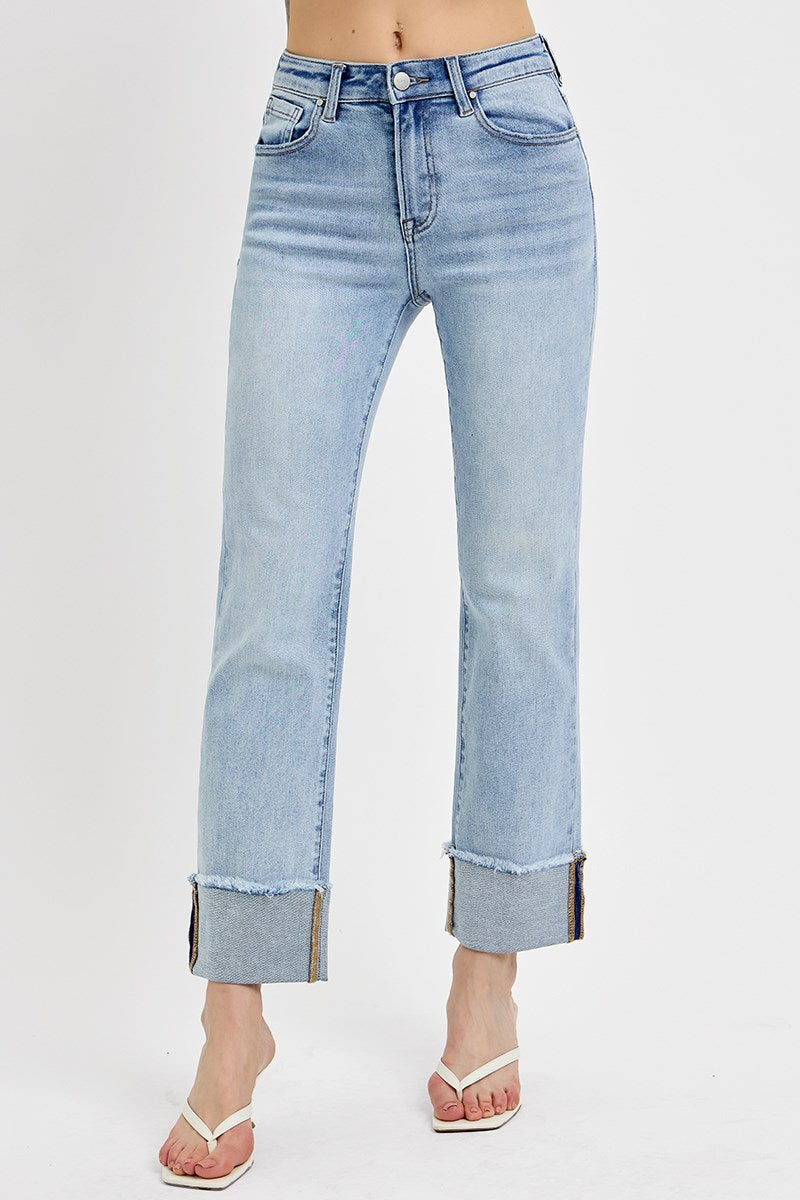 Risen Blaire Cuffed Jeans