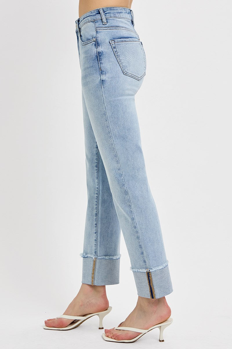 Risen Blaire Cuffed Jeans