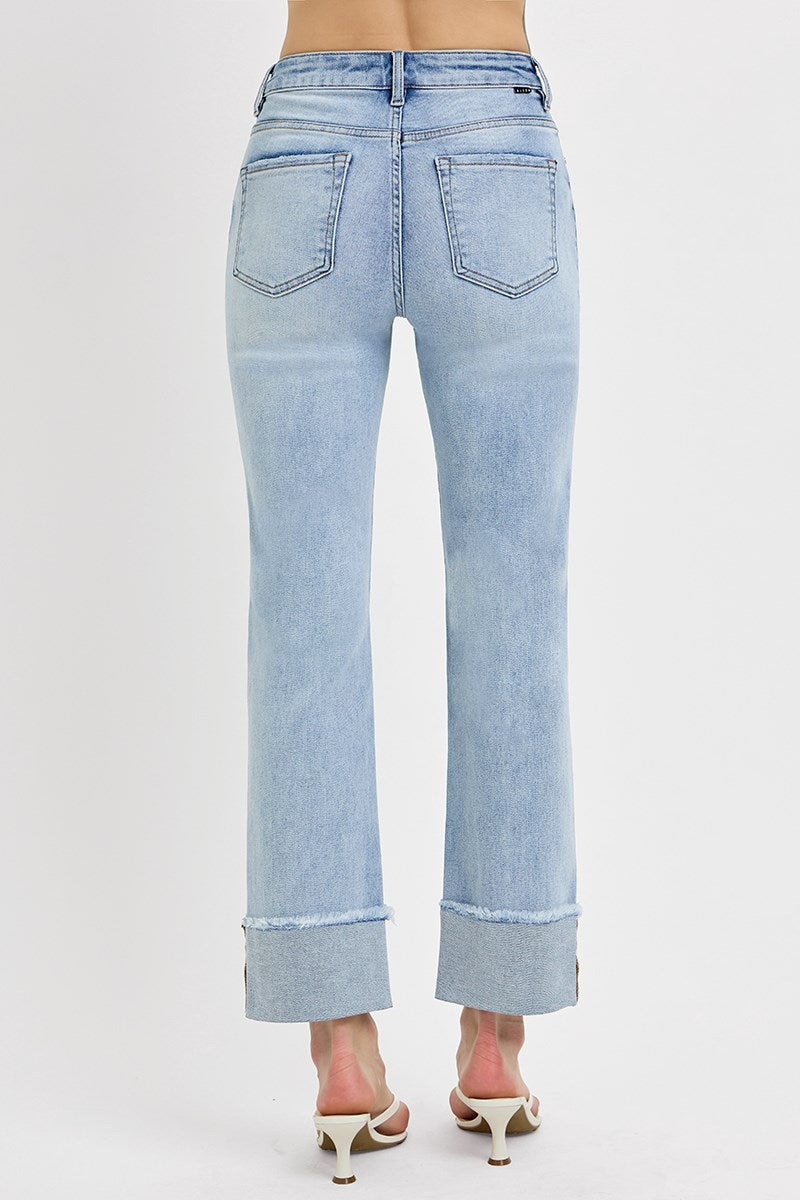 Risen Blaire Cuffed Jeans