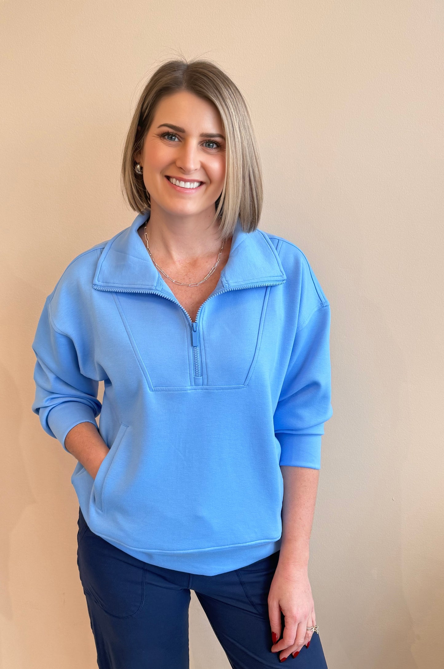 Stassi Zip Up Sweatshirt