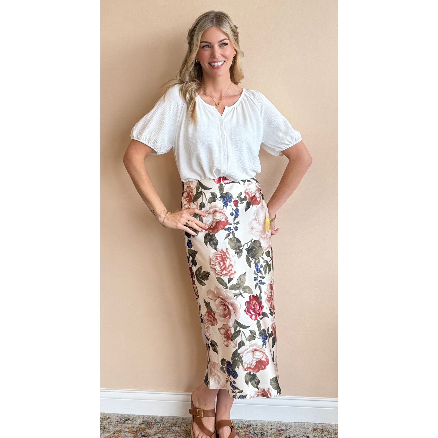 Chic Summer Vibes Midi Skirt