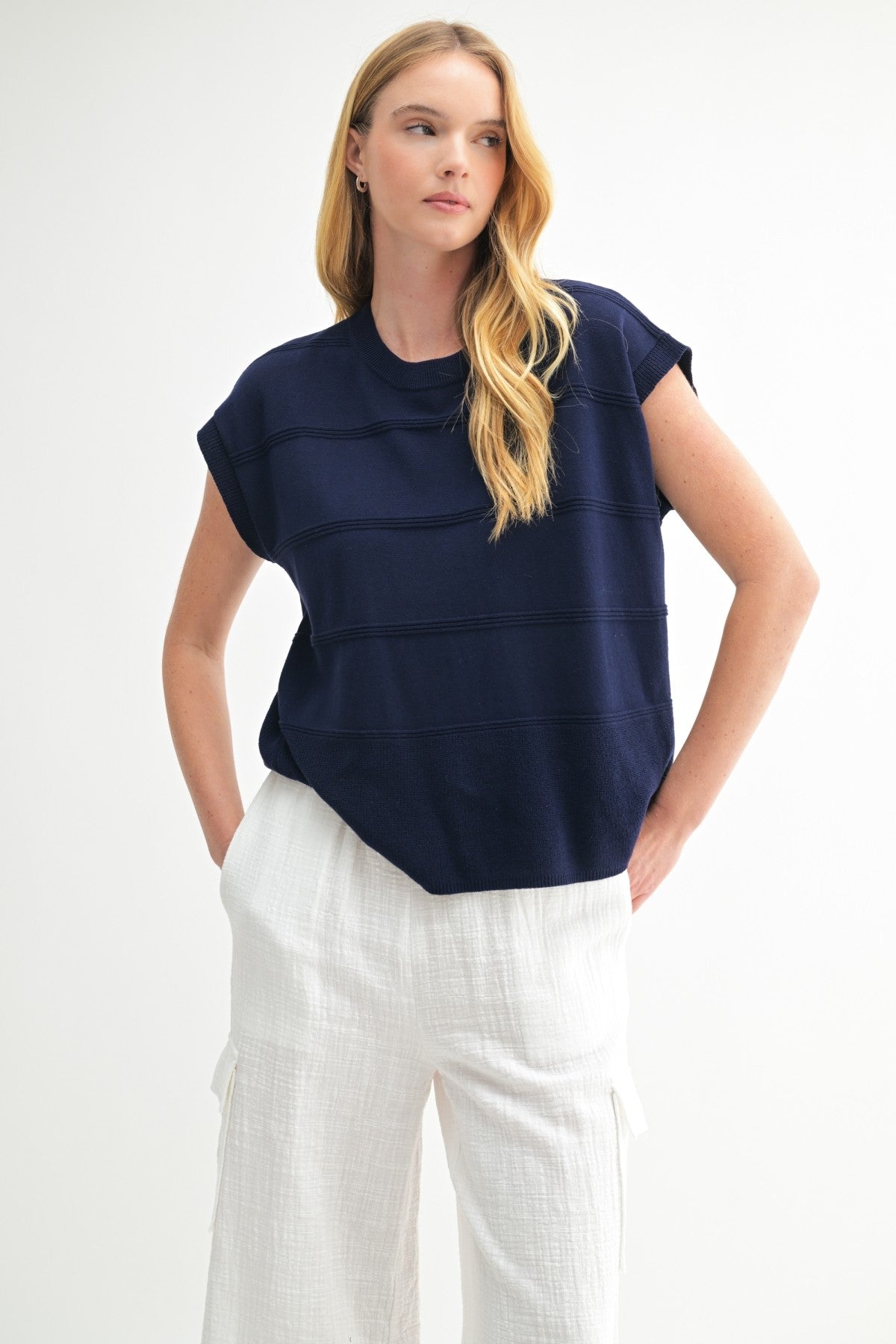 Kira Short Sleeve Sweater