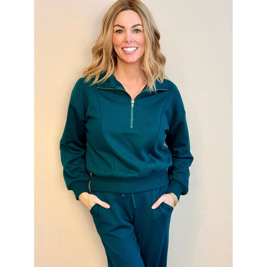 Marina Half-Zip Sweatshirt