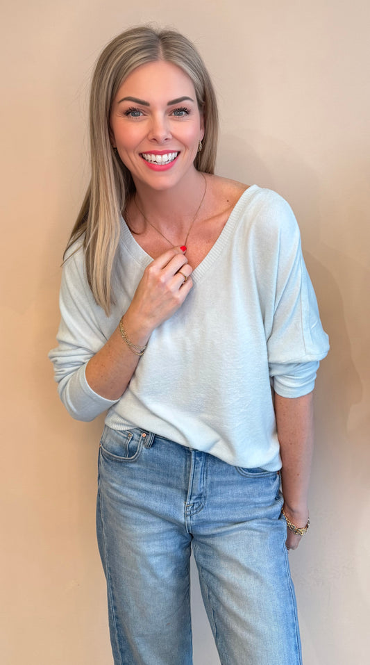 Snowflake Long Sleeve Top