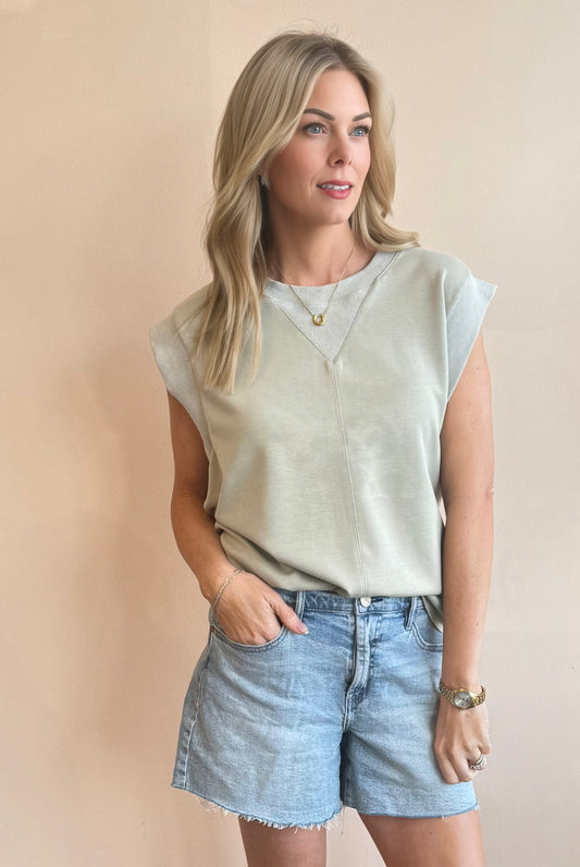 Sage It Out Short Sleeve Tee