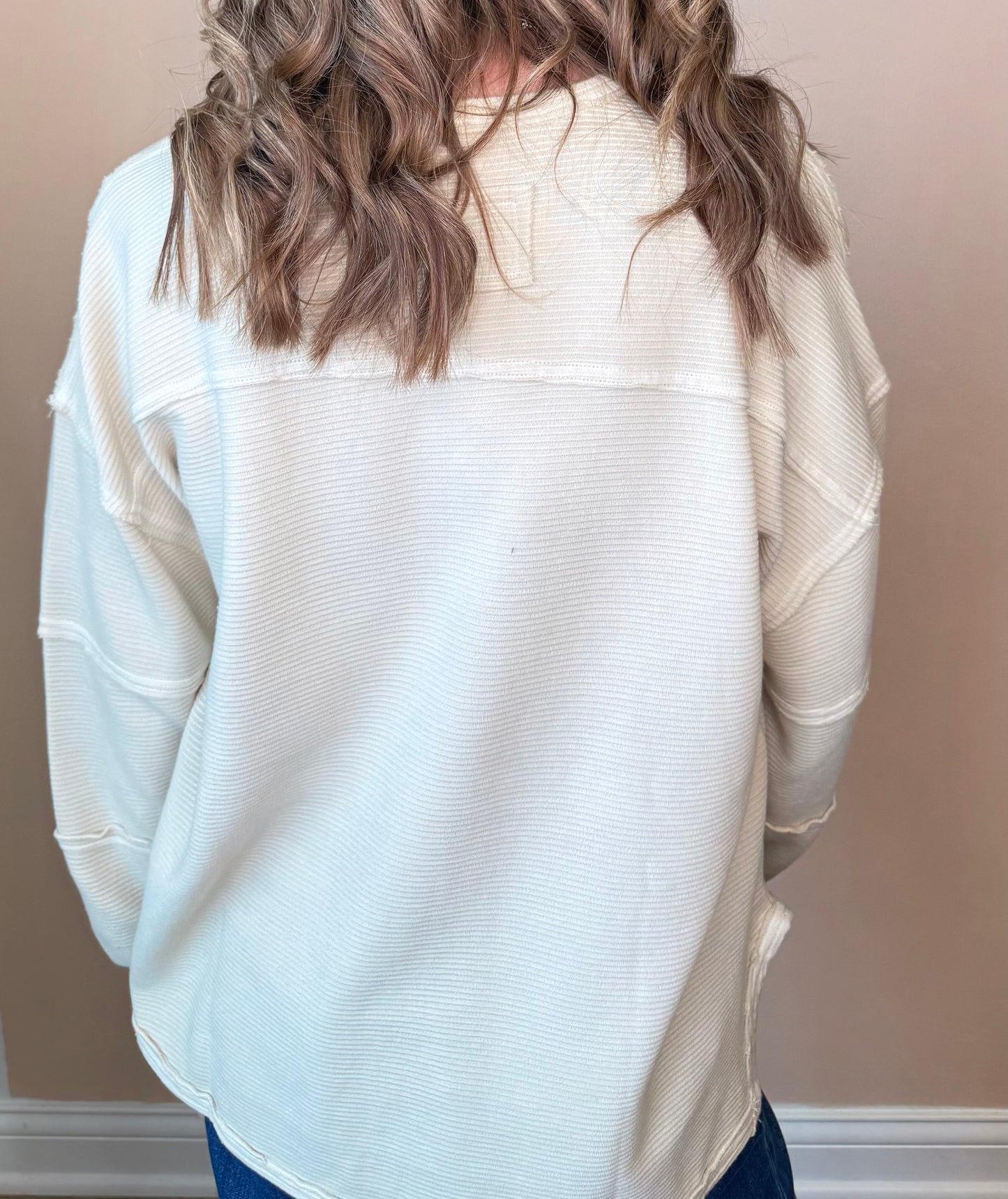 Jett Waffle Knit Sweatshirt