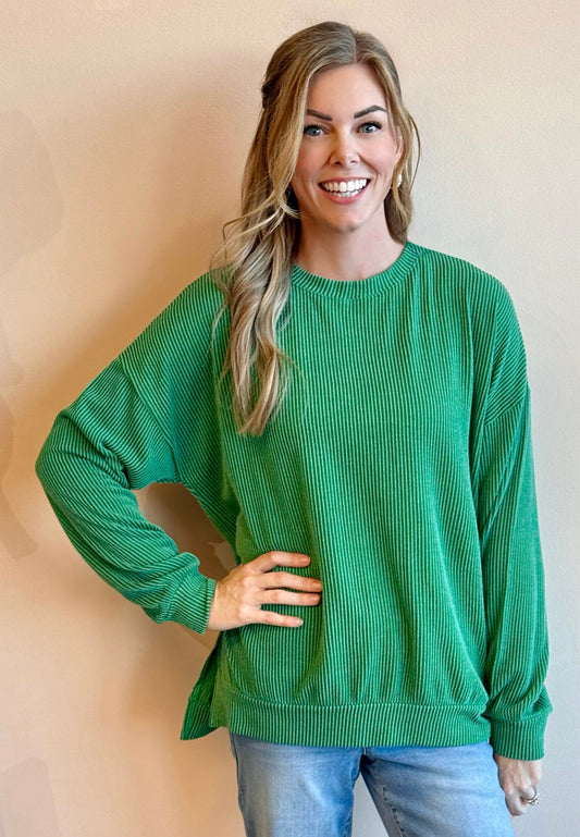 Reesa Ribbed Pullover