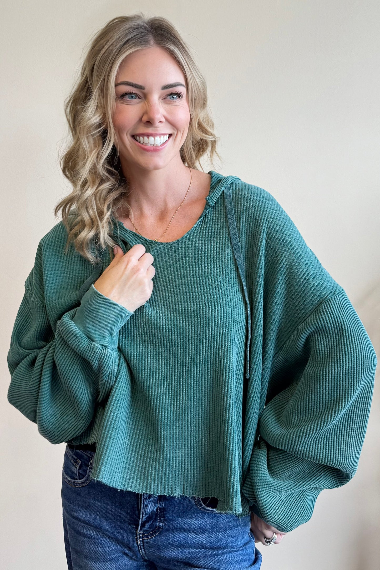 Bonfire Cropped Hoodie