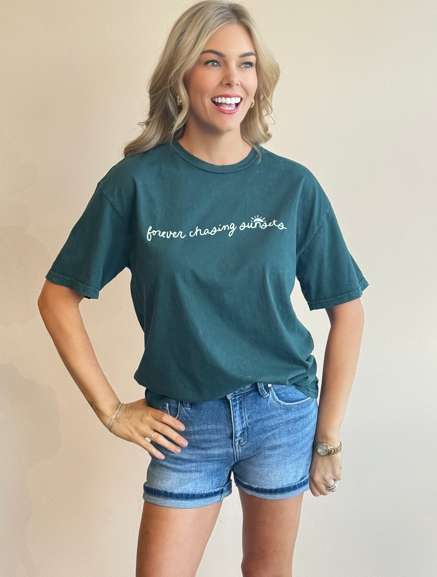 Forever Chasing Sunsets Graphic Tee
