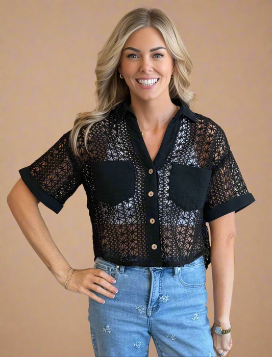 Island Time Short Sleeve Cardigan