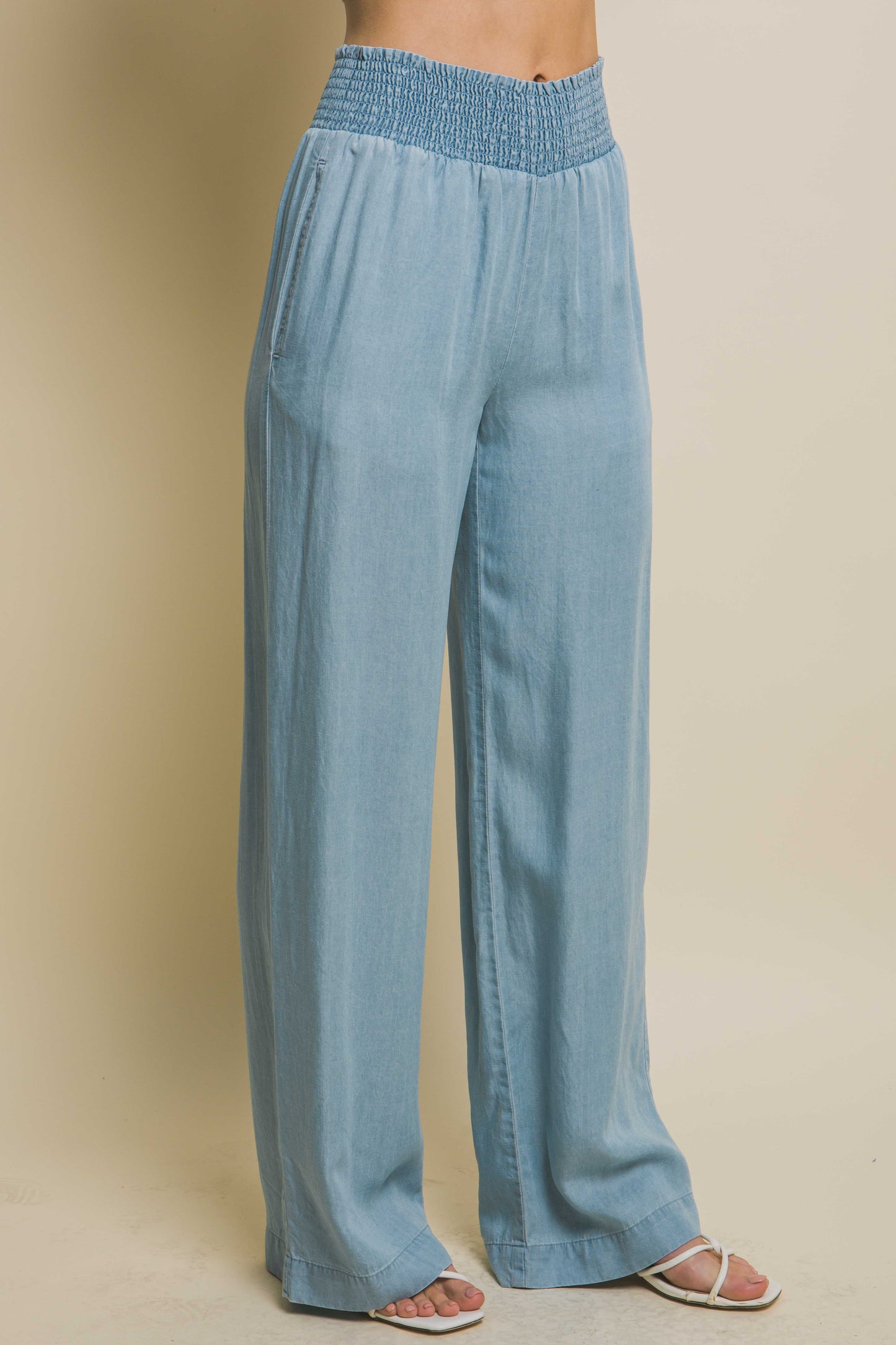 Sunny Escape Chambray Pant