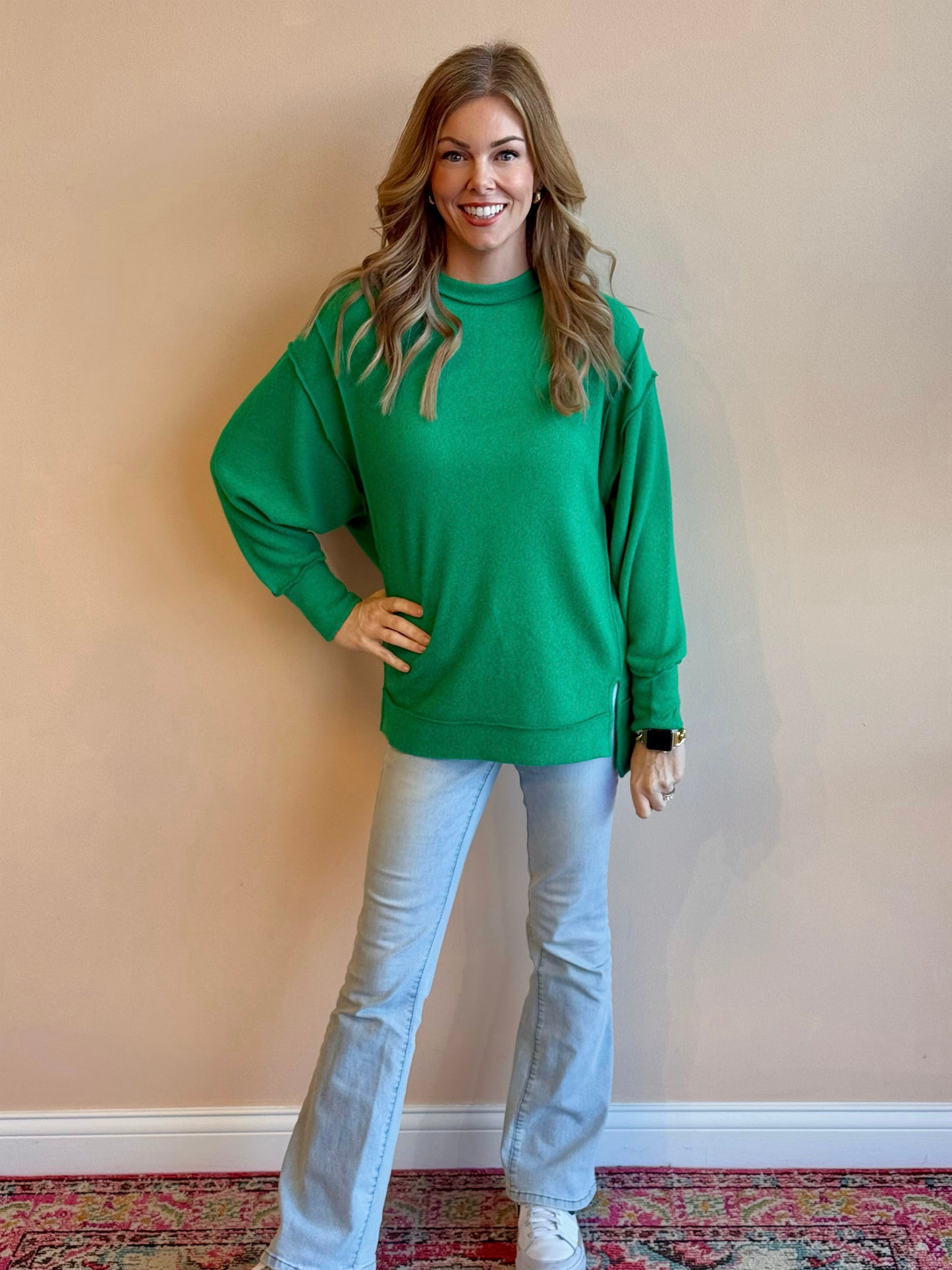 Melinda Oversized Hacci Sweater