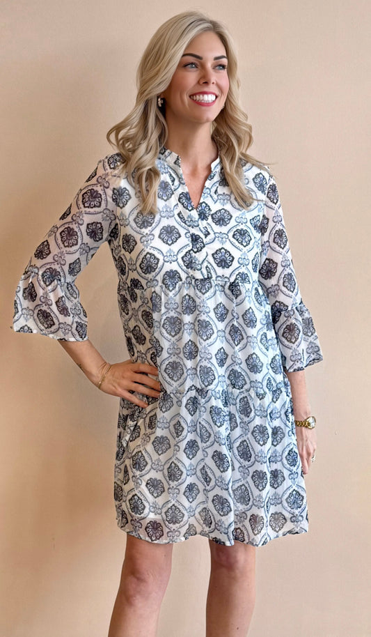 Vero Moda Milla 3/4 Sleeve Dress