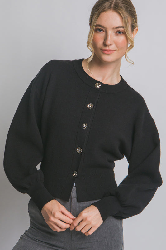 Kennedy Button Front Cardigan
