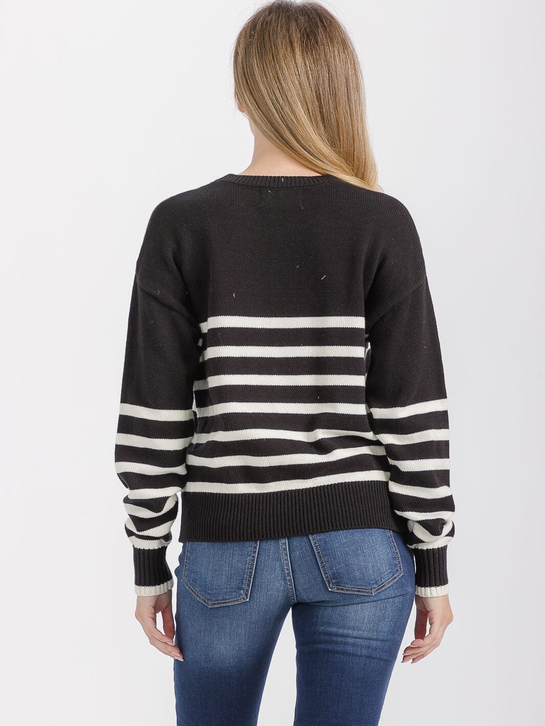 Lila Striped Pullover