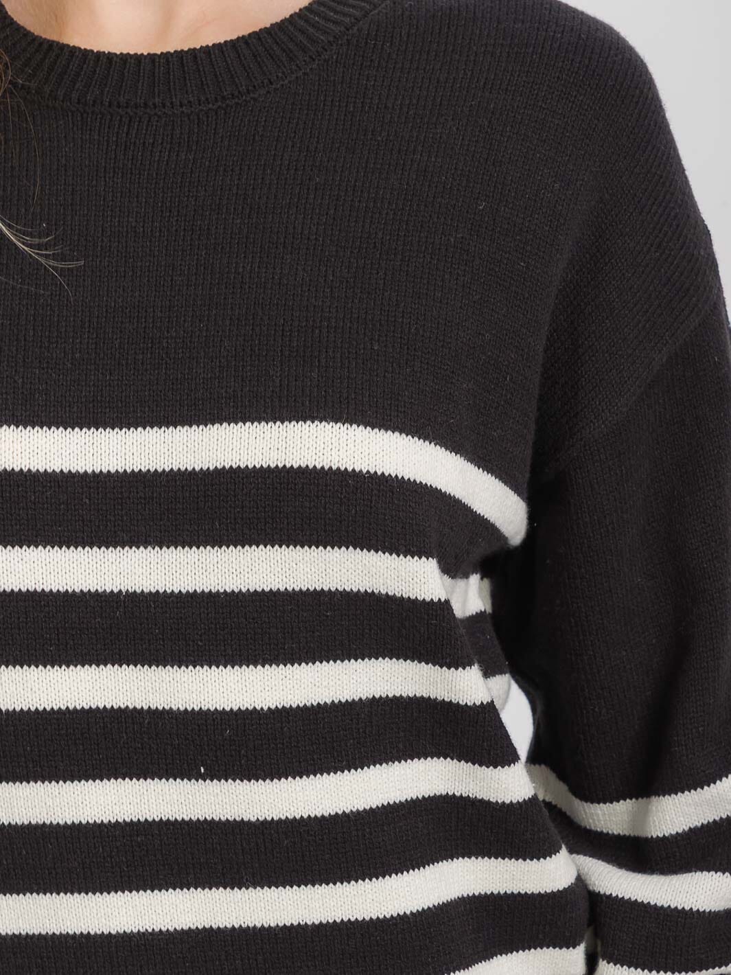 Lila Striped Pullover