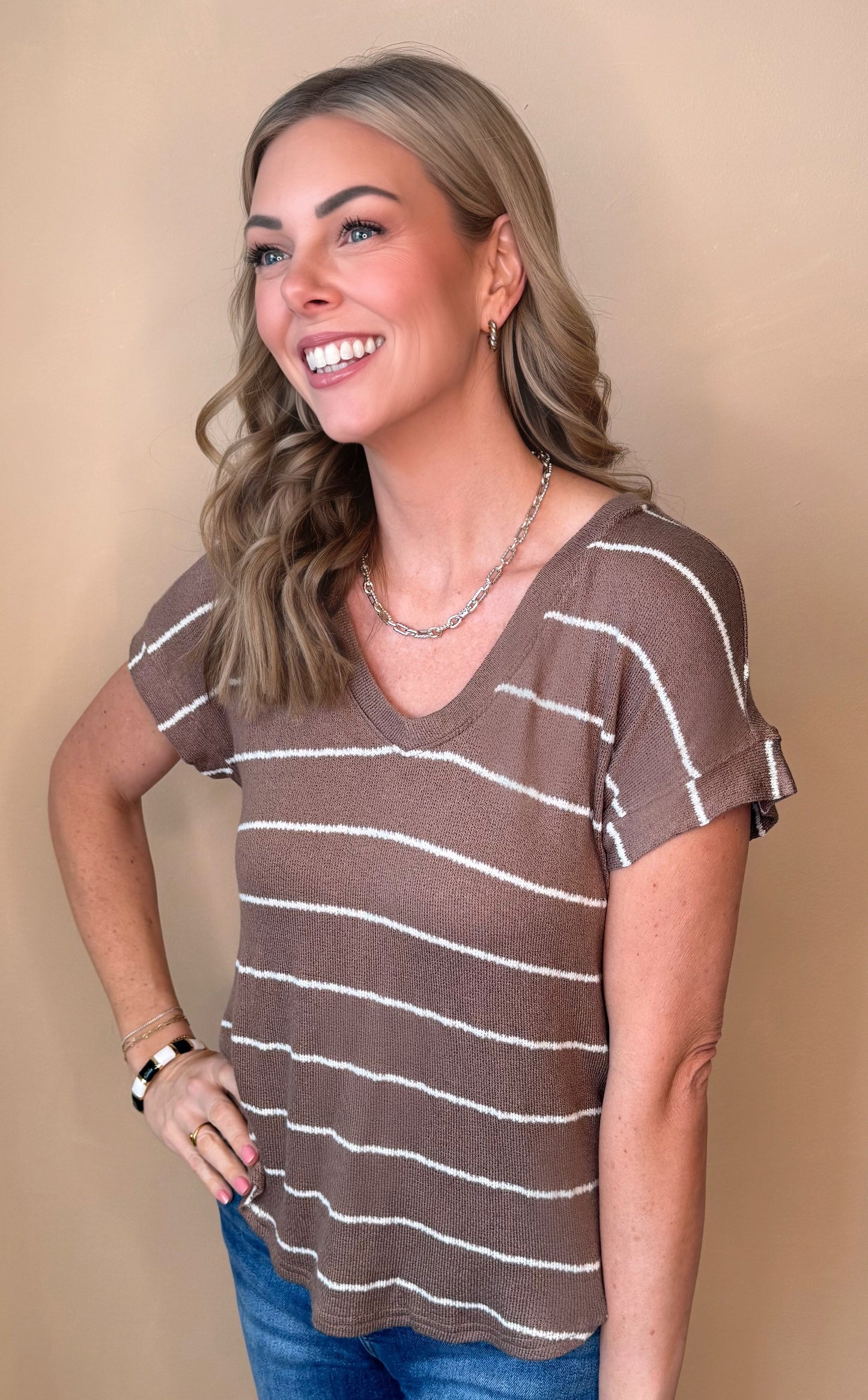 Marlowe Striped Tee